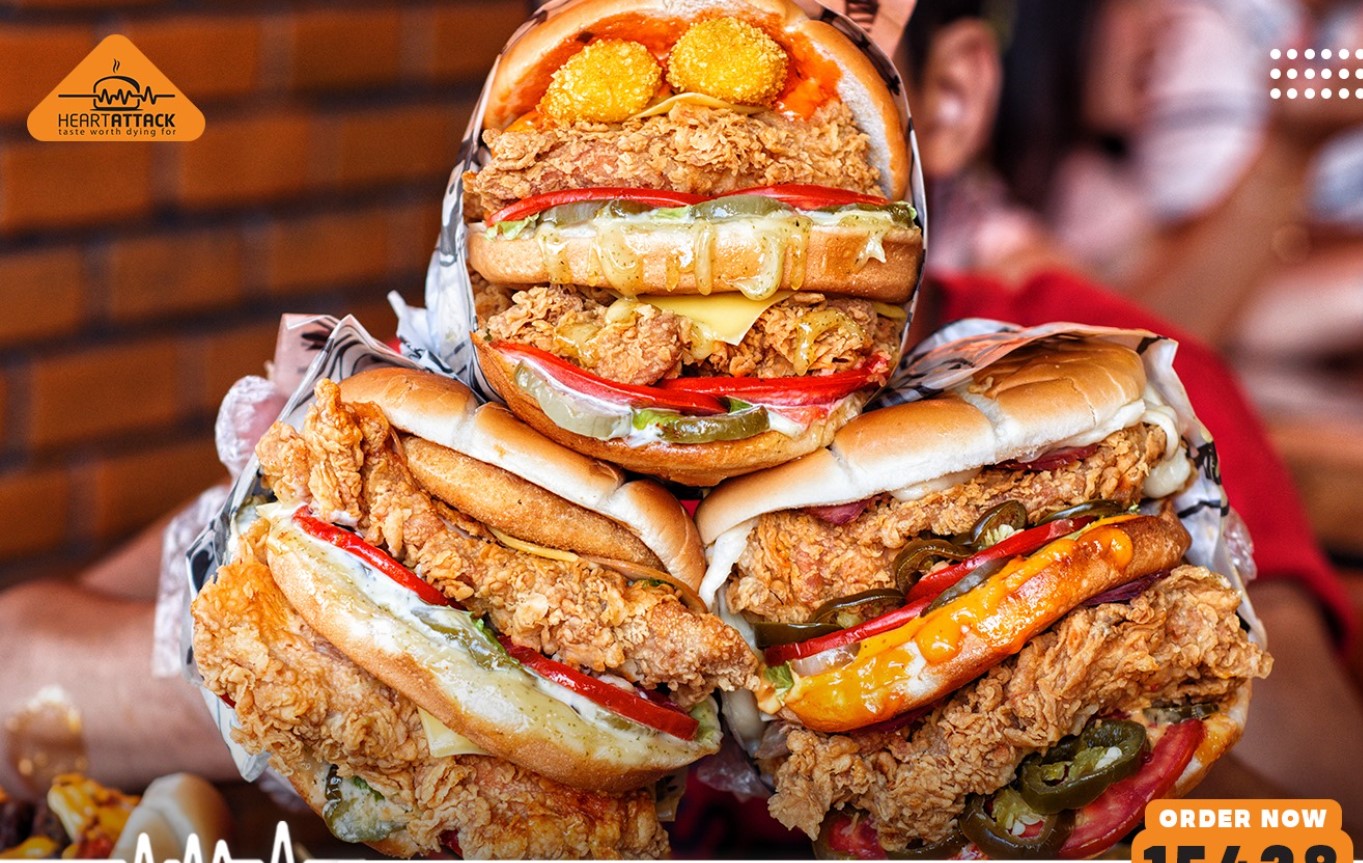 مطعم هارت اتاك أسيوط أفضل مطاعم فرايد تشيكن في أسيوط