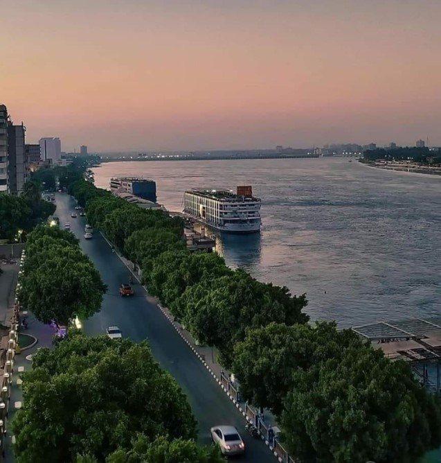 منطقة الكورنيش أسيوط من أجمل مناطق أسيوط